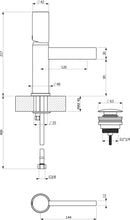 Load image into Gallery viewer, TREDEX LIA Single Lever Basin Mixer with Waste Chrome
