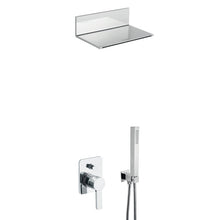 Load image into Gallery viewer, Cascade Concealed Single Lever Bath &amp; Shower Mixer Set Chrome

