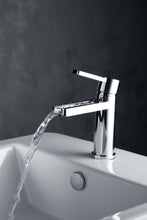 Load image into Gallery viewer, Cascade Single Lever Basin Mixer Large Size Black Chrome
