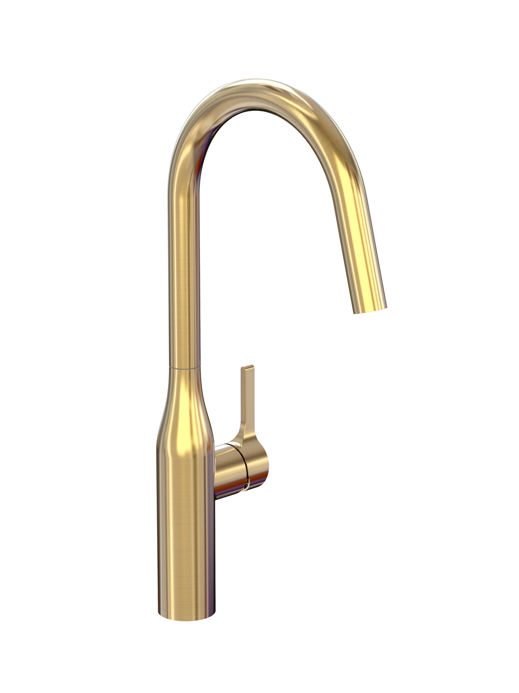 TREDEX Power Single Lever High-spout Kitchen Sink Mixer Brushed Gold