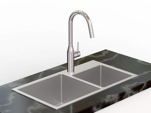 TREDEX Power Single Lever High-spout Kitchen Sink Mixer Chrome