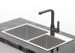 TREDEX National Single Lever High-spout Kitchen Sink Mixer Matt Black