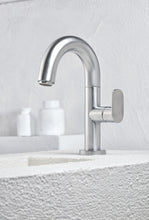 Load image into Gallery viewer, Leo Single Lever Basin Mixer Medium Size Chrome

