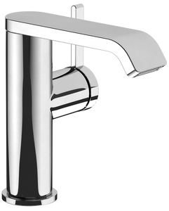 Dawn Side-lever Basin Mixer Brushed Chrome