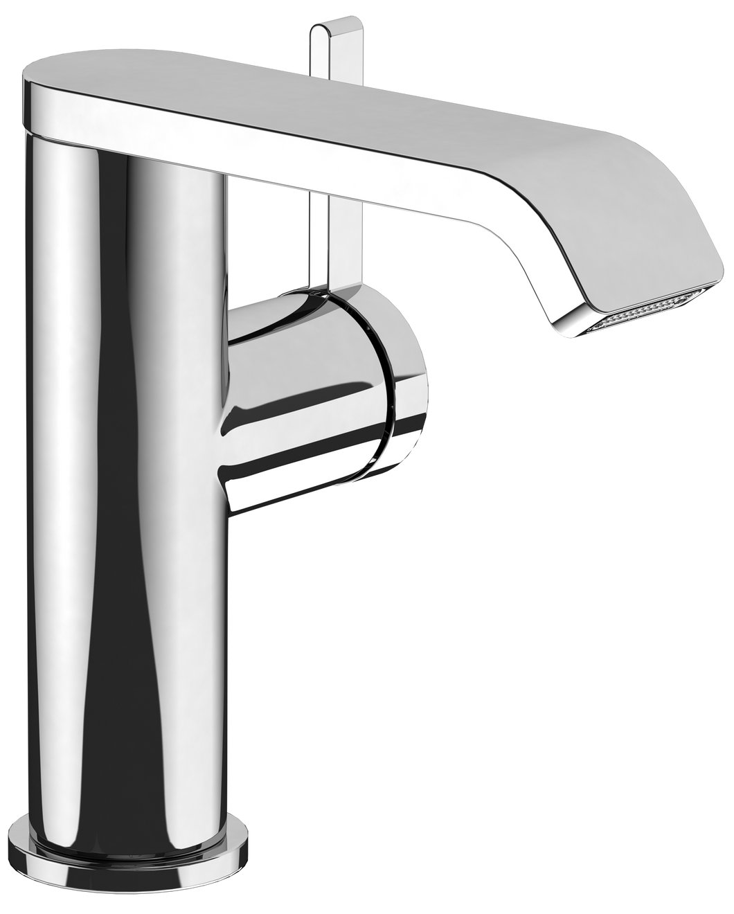 Dawn Side-lever Basin Mixer Brushed Chrome