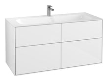 Load image into Gallery viewer, Finion Vanity Unit Glossy White Lacquer
