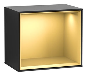 Finion Shelf Module Gold/Black Matt Laquer