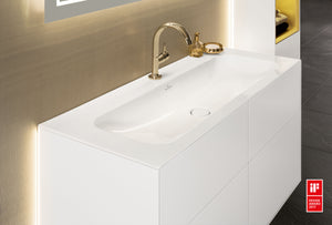 Finion Vanity Unit Glossy White Lacquer