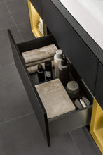 Load image into Gallery viewer, Finion Vanity Unit Gold/Black Matt Lacquer

