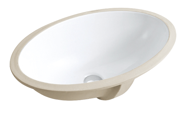 Vision Oval Under Counter Washbasin 610x380x230mm White