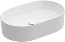 Load image into Gallery viewer, Collaro Surface-mounted Washbasin 560x360 mm Oval StoneWhite
